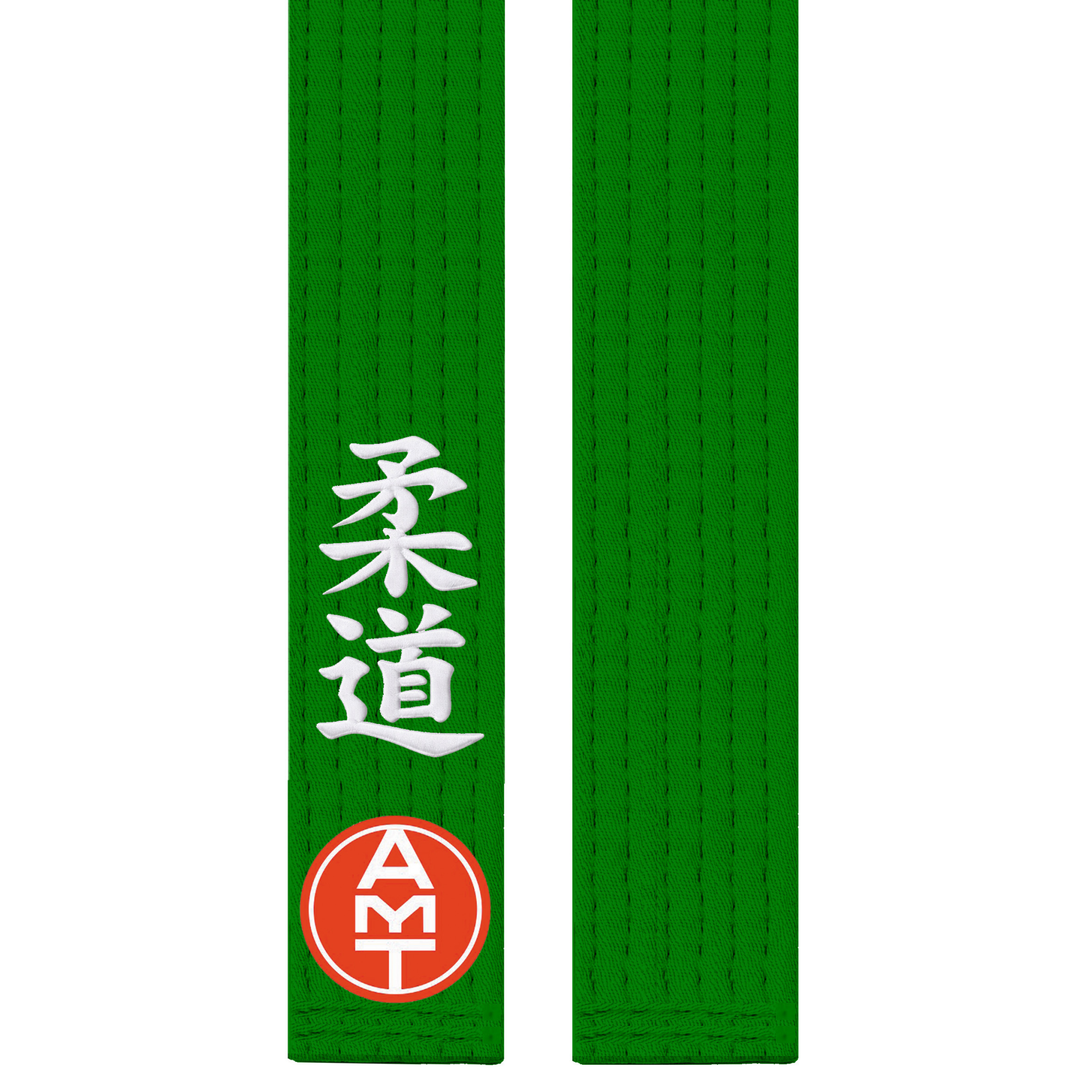 FAIXA DE JUDÔ VERDE LINHA PREMIUM BORDADO KANJI